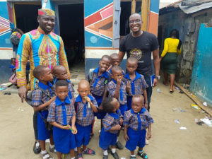 10 school uniforms donated by Dena. 